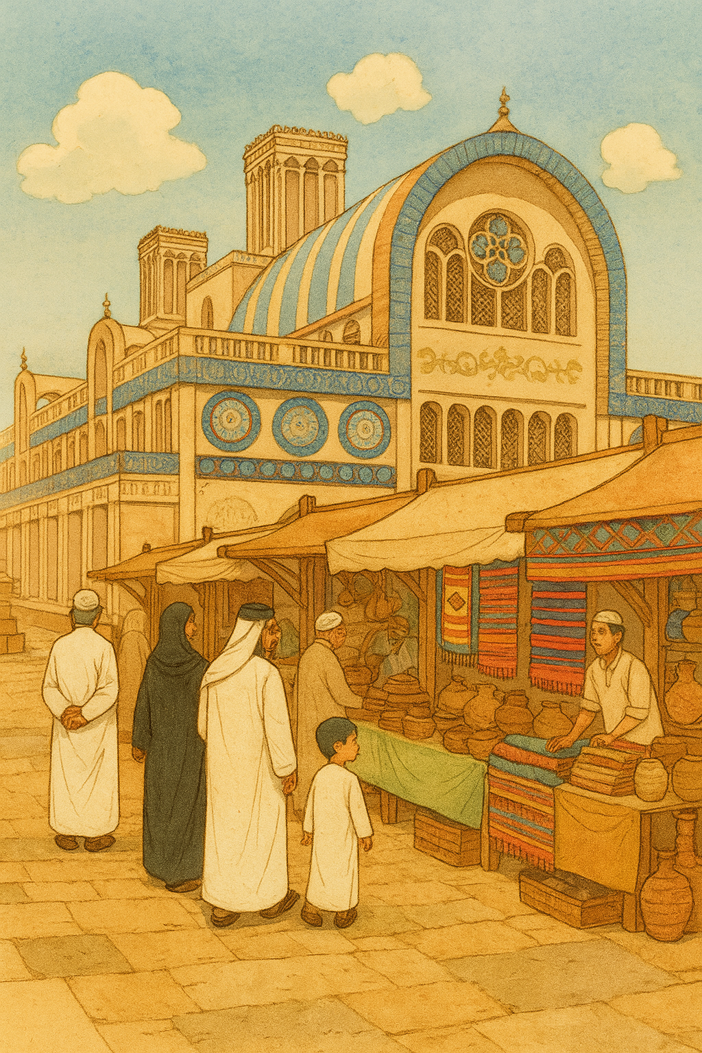 Sharjah Ghibli-style